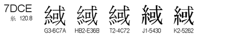 U+7DCE